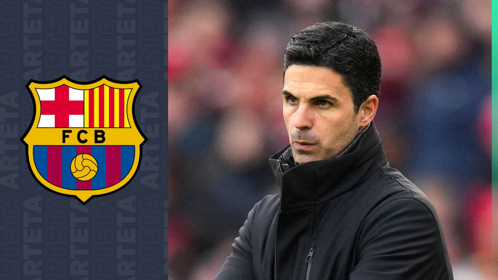 حسم موقفه.. أرتيتيا في طريقه لتدريب برشلونة